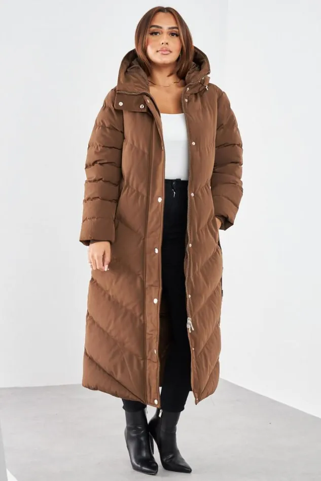 Women Doudoune Marron Longue Matelasse Et Ceinture Brown Brentiny Paris Parkas And Down Jackets Women Doudoune Marron Longue Matelasse Et Ceinture Brown Brentiny Paris Parkas And Down Jackets