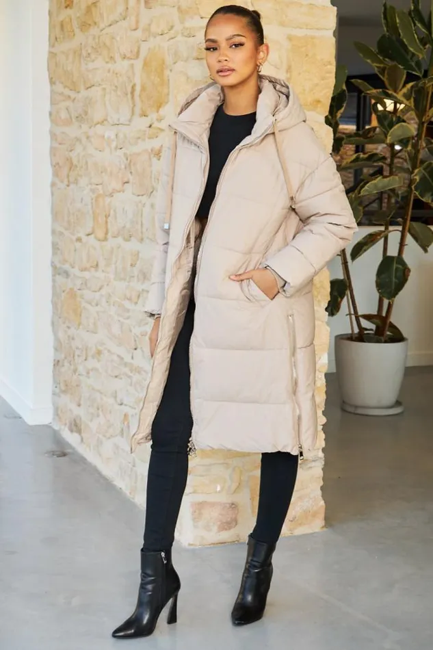Women Doudoune Matelasse Ouverture Sur Les Cts Beige Brentiny Paris Parkas And Down Jackets Women Doudoune Matelasse Ouverture Sur Les Cts Beige Brentiny Paris Parkas And Down Jackets