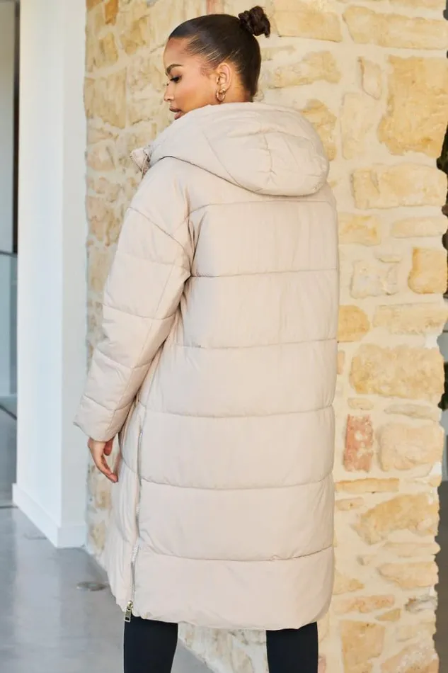 Women Doudoune Matelasse Ouverture Sur Les Cts Beige Brentiny Paris Parkas And Down Jackets Women Doudoune Matelasse Ouverture Sur Les Cts Beige Brentiny Paris Parkas And Down Jackets