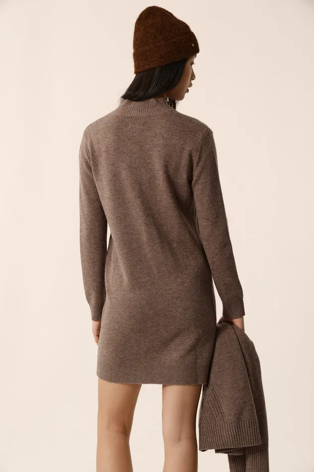 Women Dress Arpege Galet Robe Laine Mrinos Gris Des Petits Hauts Dresses and Skirts