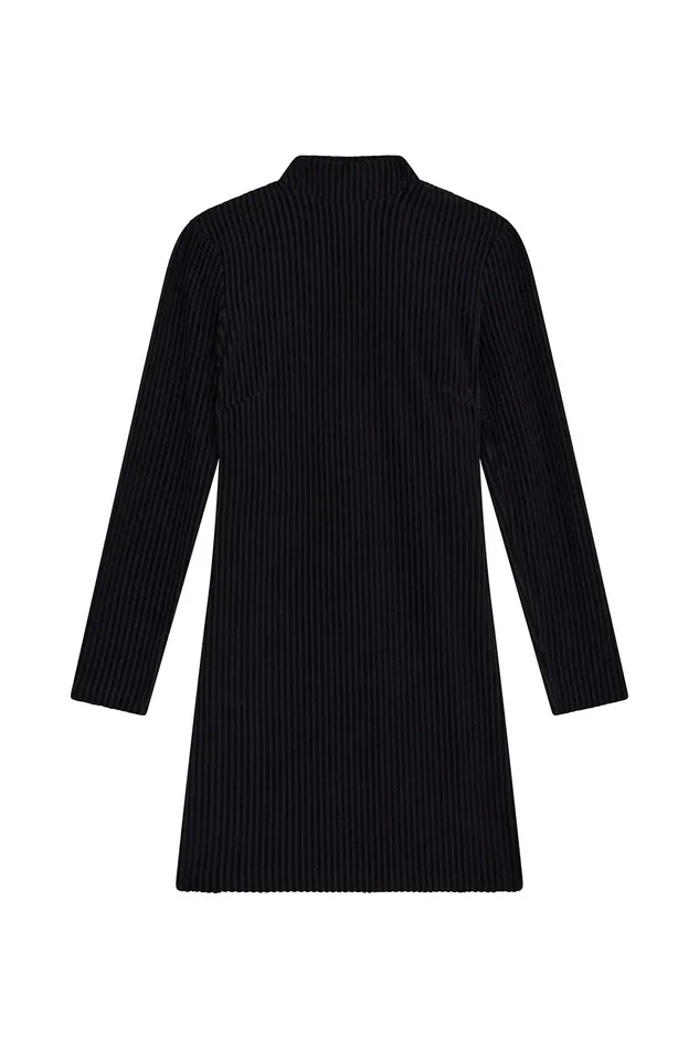 Women Dress Faiza Noir Robe Courte En Jersey De Velours Ctel Des Petits Hauts Dresses and Skirts
