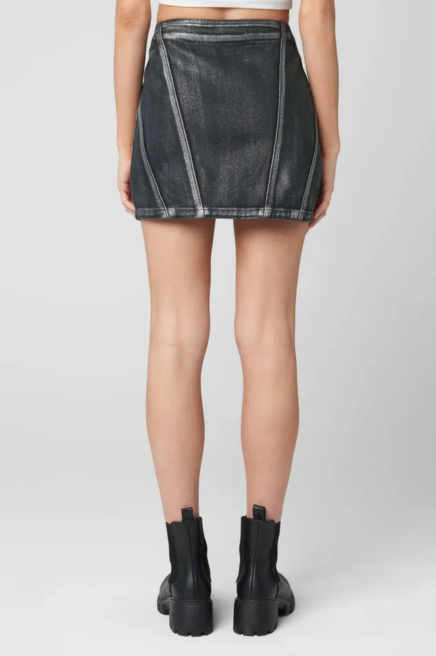Women Dresses and Skirts Blank Nyc Metallic Heart Skirt Women Dresses and Skirts Blank Nyc Metallic Heart Skirt