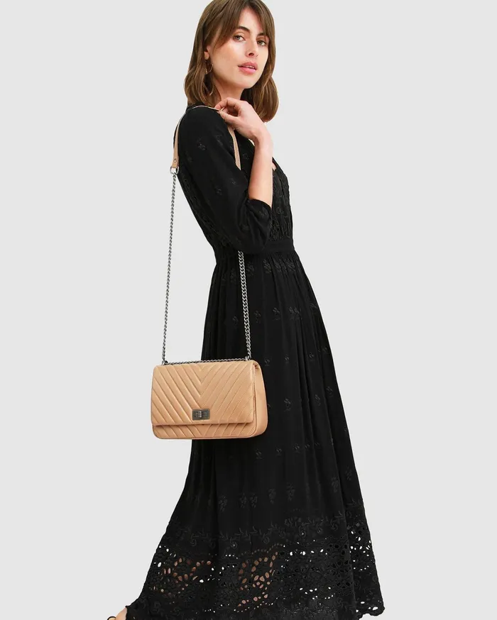 Women Dresses Belle and Bloom All Eyes On Me Midi Dress 8211 Black