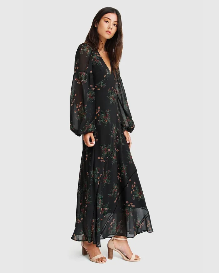 Women Dresses Belle and Bloom In Your Dreams Maxi Dress 8211 Black