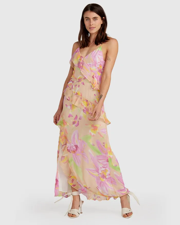 Women Dresses Belle and Bloom Ocean Eyes Limited Edition SILK Maxi Dress 8211 Floral