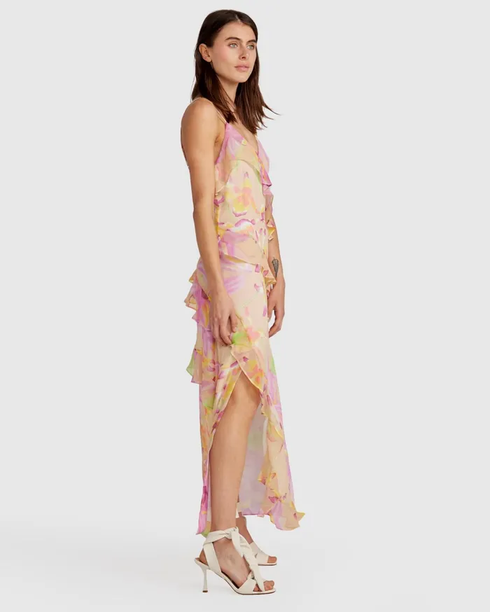 Women Dresses Belle and Bloom Ocean Eyes Limited Edition SILK Maxi Dress 8211 Floral