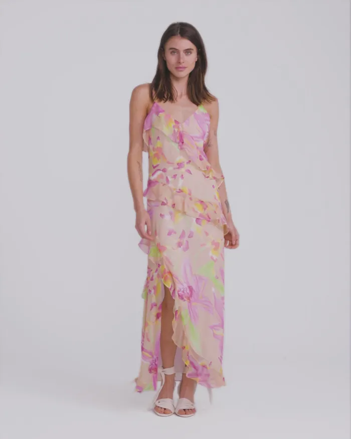 Women Dresses Belle and Bloom Ocean Eyes Limited Edition SILK Maxi Dress 8211 Floral