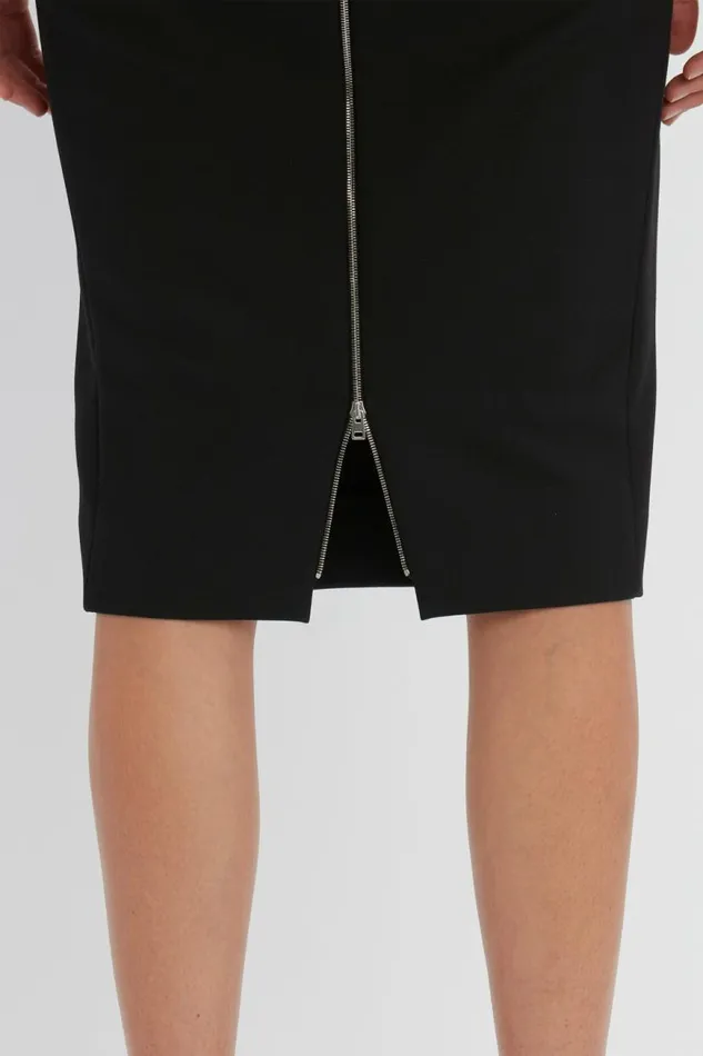 Women Dresses Victoria Beckham Spiral Fitted Tshirt Dress In Black
