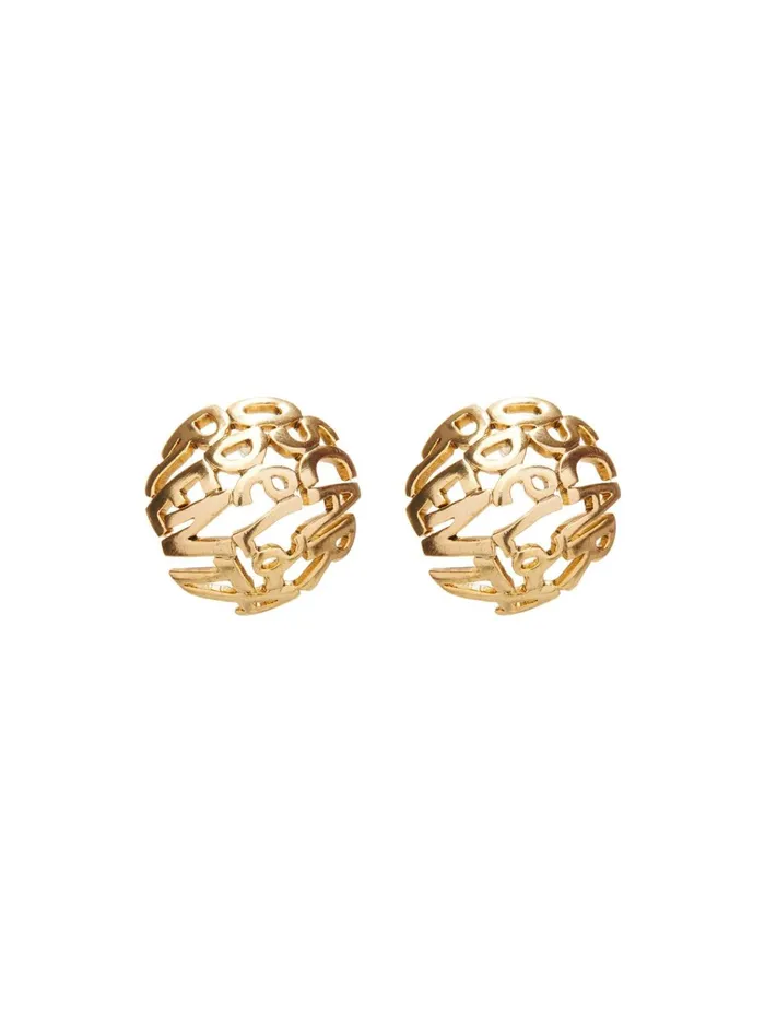 Women Earrings Oscar De La Renta Oscar De La Renta Disk Earrings Gold