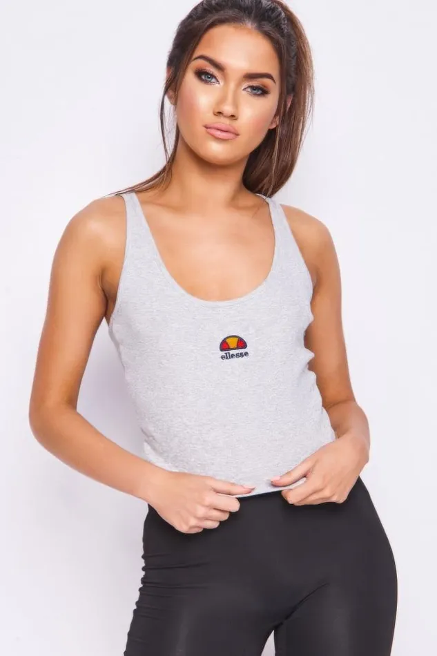 Women Ellesse Plain Crop Top Tank Top Brentiny Paris Top And Tank Tops