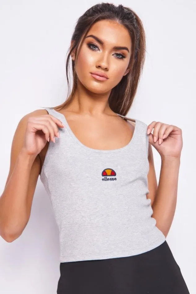 Women Ellesse Plain Crop Top Tank Top Brentiny Paris Top And Tank Tops