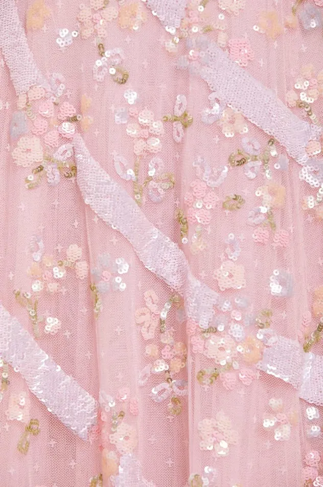 Women Embellished Dresses Needle and Thread Dianella Sequin Mini Dress Pink