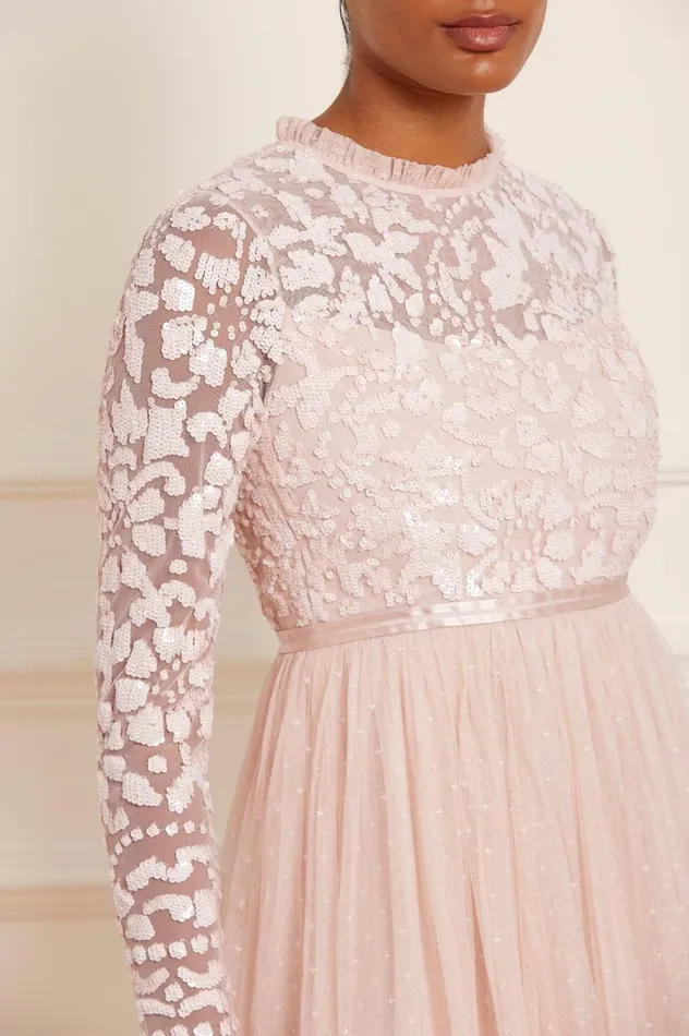 Women Embellished Dresses Needle and Thread Tempest Bodice Ballerina Dress Pink
