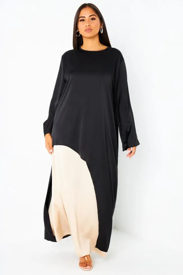 Women Ensemble 2 Pices Blouse Asymtrique Noire Jupe Beige Black Brentiny Paris Shirts and Blouses Women Ensemble 2 Pices Blouse Asymtrique Noire Jupe Beige Black Brentiny Paris Shirts and Blouses
