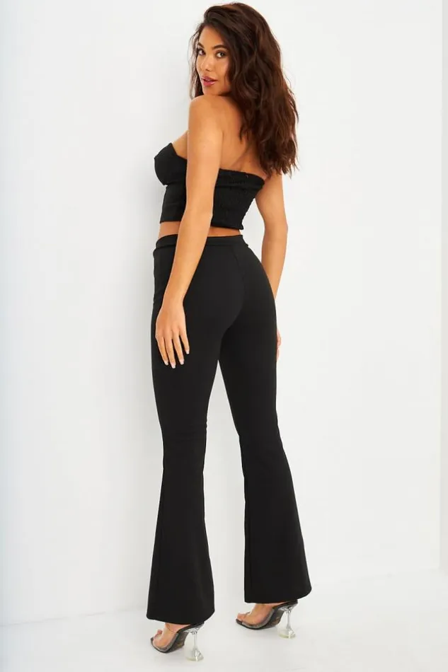 Women Ensemble 2 Pices Crop Top Pantalon vas Noir Black Brentiny Paris Top And Tank Tops Women Ensemble 2 Pices Crop Top Pantalon vas Noir Black Brentiny Paris Top And Tank Tops