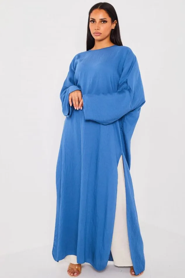 Women Ensemble 2 Pices Robe Pantalon Bleu Et Beige Blue Brentiny Paris Short Dresses Women Ensemble 2 Pices Robe Pantalon Bleu Et Beige Blue Brentiny Paris Short Dresses
