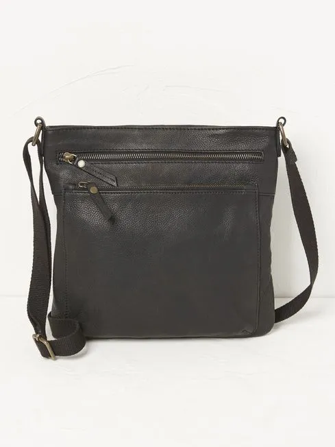 Women Fatface Bags and Wallets Allie Black Crossbody Bag