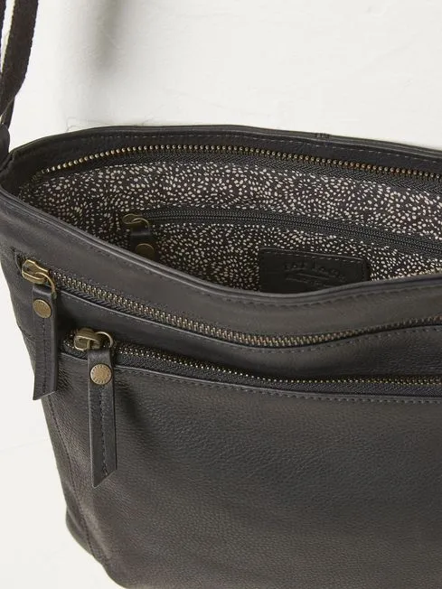 Women Fatface Bags and Wallets Allie Black Crossbody Bag