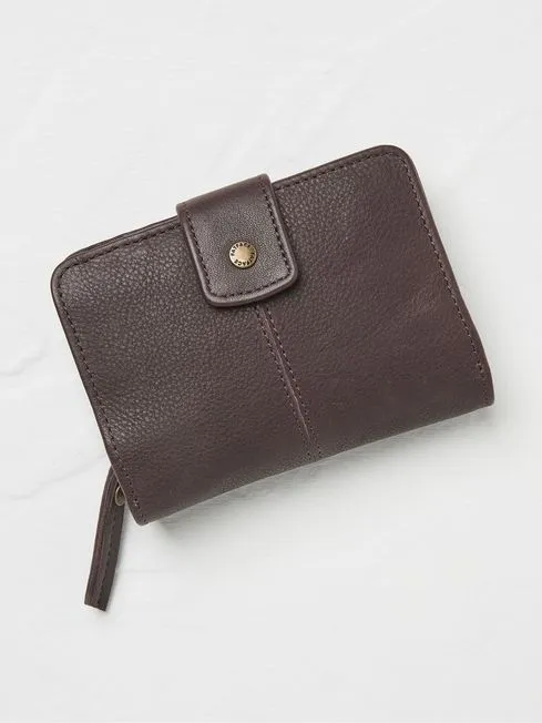 Women Fatface Bags and Wallets Etta Brown Zip Purse