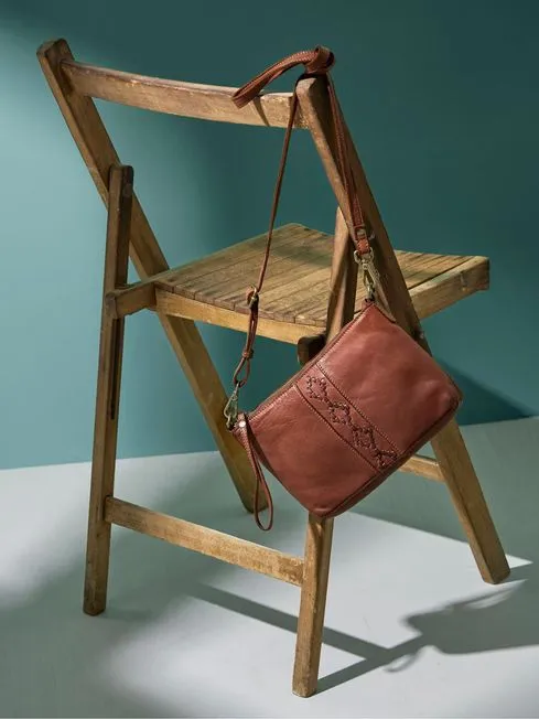 Women Fatface Bags and Wallets Eve Brown Crossbody Bag