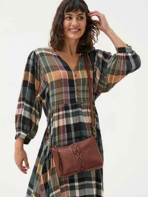 Women Fatface Bags and Wallets Eve Brown Crossbody Bag