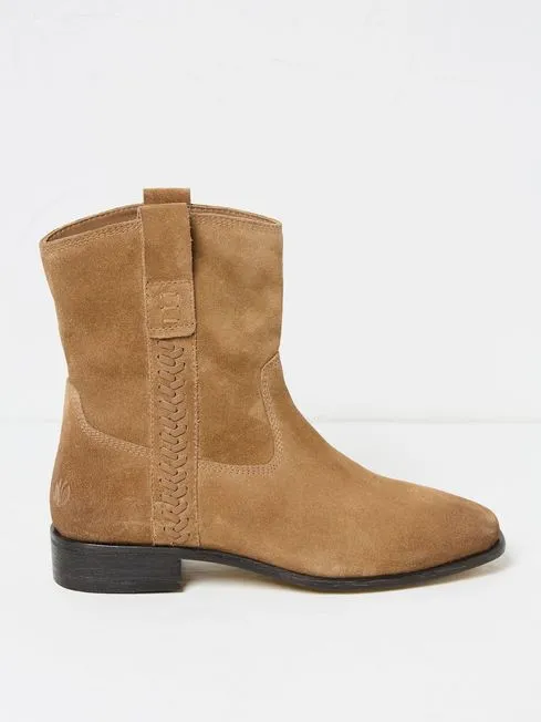 Women Fatface Boots Adelaide Brown Western Boots