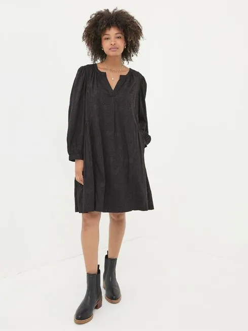 Women Fatface Dresses With Pockets Anona Black Swing Dress