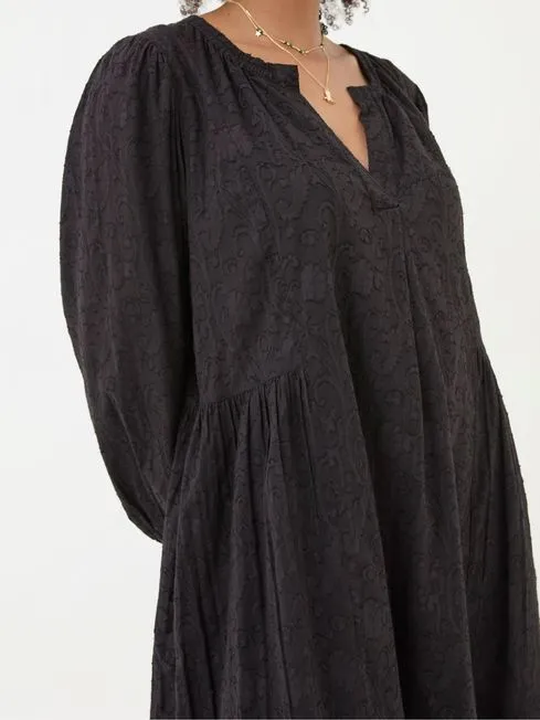 Women Fatface Dresses With Pockets Anona Black Swing Dress