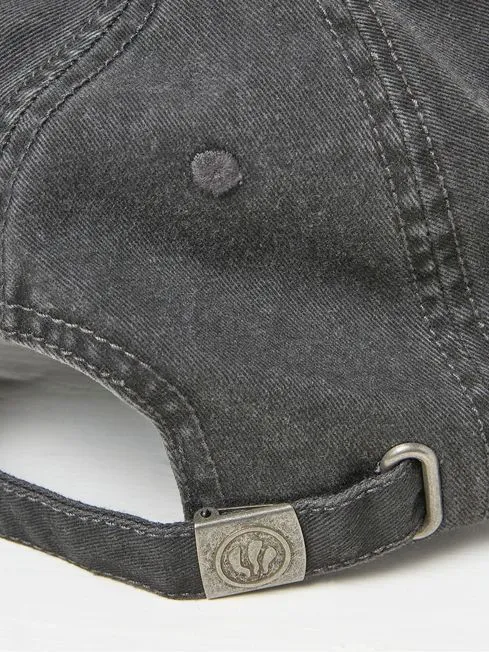 Women Fatface Hats Charcoal Grey Embroidered Sun Cap Women Fatface Hats Charcoal Grey Embroidered Sun Cap