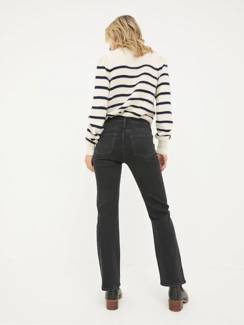 Women Fatface Jeans Brooke Black Bootcut Jeans