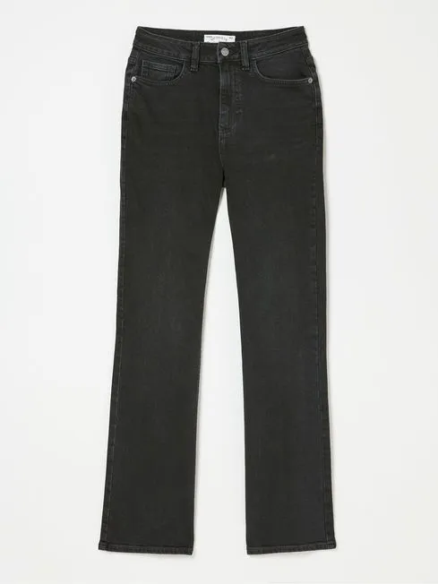 Women Fatface Jeans Brooke Black Bootcut Jeans