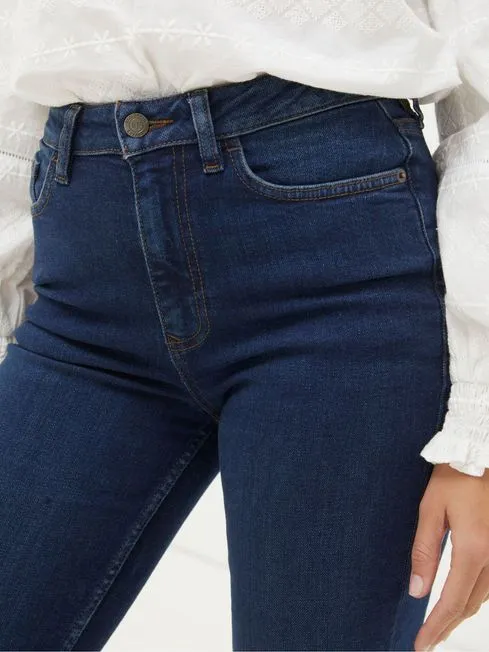 Women Fatface Jeans Brooke Dark Blue Bootcut Jeans