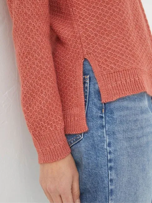 Women Fatface Knitwear Ellie Red Jumper Women Fatface Knitwear Ellie Red Jumper