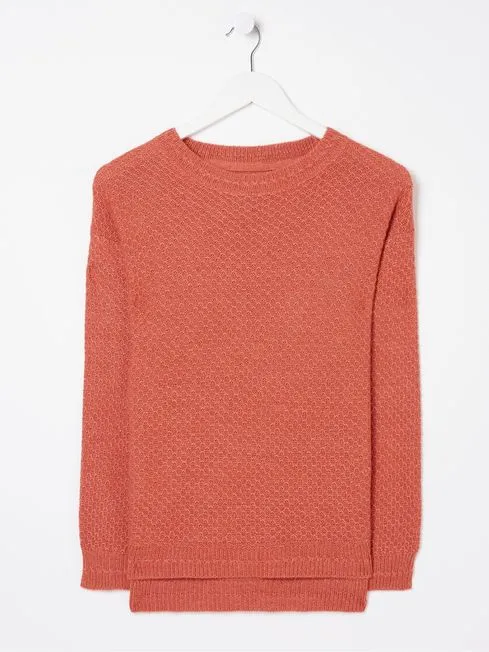 Women Fatface Knitwear Ellie Red Jumper Women Fatface Knitwear Ellie Red Jumper