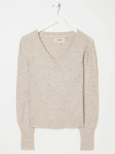 Women Fatface Knitwear Ivory Jasmine Jumper Women Fatface Knitwear Ivory Jasmine Jumper