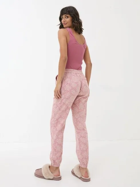 Women Fatface Pajamas and Nightwear Cora Pink Floral 100 Cotton Pyjama Bottoms Women Fatface Pajamas and Nightwear Cora Pink Floral 100 Cotton Pyjama Bottoms