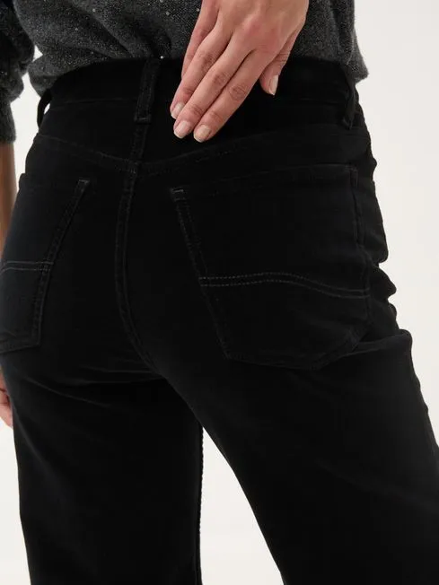 Women Fatface Pants and Leggings Black Elise Velvet Trousers Women Fatface Pants and Leggings Black Elise Velvet Trousers