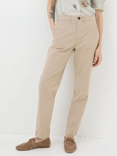 Women Fatface Pants and Leggings Rye Natural Chinos