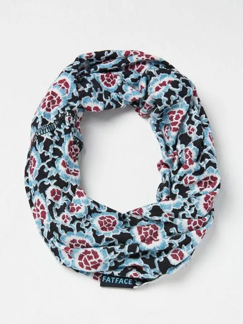 Women Fatface Scarves Multi Wild Floral Multi Use Snood