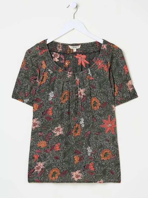 Women Fatface Shirts and Blouses Black Tayana Blouse Women Fatface Shirts and Blouses Black Tayana Blouse