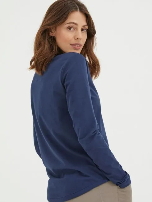 Women Fatface Tops and TShirts Bree Blue TShirt