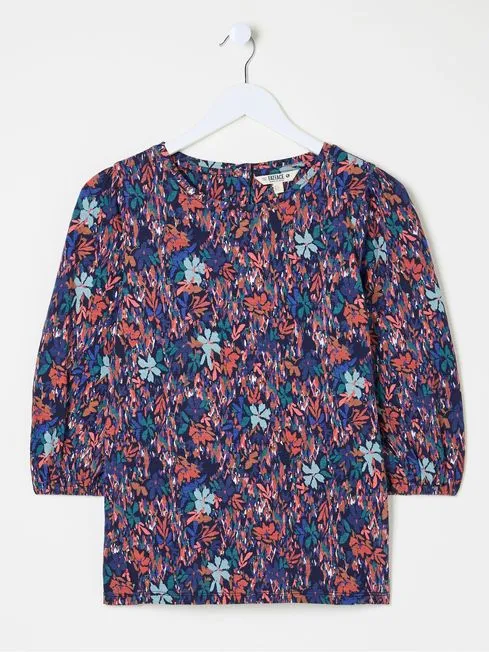 Women Fatface Tops and TShirts Penny Blue Top Women Fatface Tops and TShirts Penny Blue Top