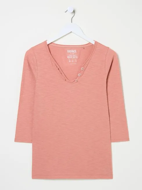 Women Fatface Tops and TShirts Porter Nude Pink 100 Organic Cotton TShirt Women Fatface Tops and TShirts Porter Nude Pink 100 Organic Cotton TShirt