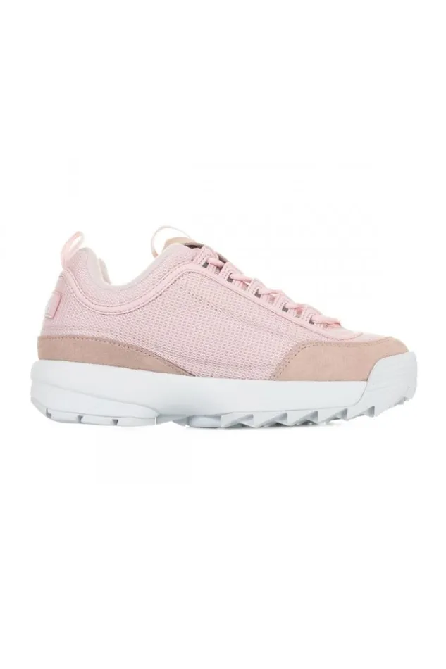 Women Fila Disruptor Mesh Low Woman Chalk Pink Brentiny Paris Sneakers