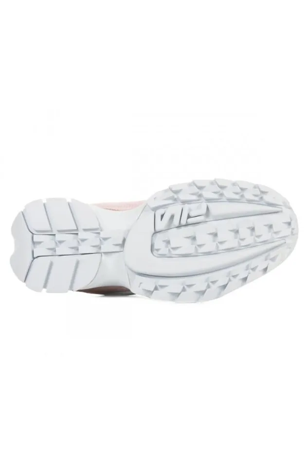 Women Fila Disruptor Mesh Low Woman Chalk Pink Brentiny Paris Sneakers