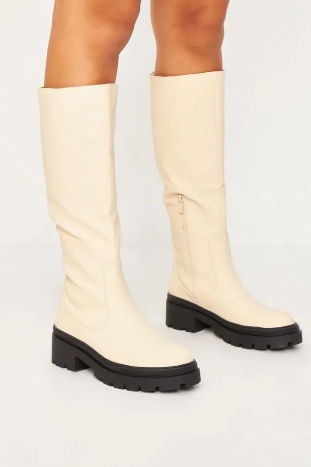 Women Flat Knee Boots In Beige With Black Sole Beige Brentiny Paris Ankle Boots 8211 Boots Women Flat Knee Boots In Beige With Black Sole Beige Brentiny Paris Ankle Boots 8211 Boots