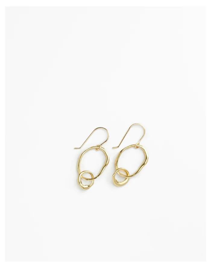 Women Goldeluxe Jewelry Marina Earrings Brass Madewell Earrings