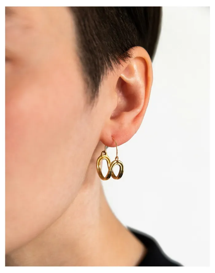 Women Goldeluxe Jewelry Solar Hoops Brass Madewell Earrings Women Goldeluxe Jewelry Solar Hoops Brass Madewell Earrings