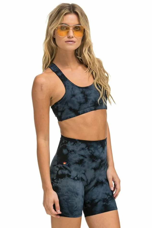Women HAND DYED SPORTS BRA 8211 TIE DYE CRYSTAL SMOKE Aviator Nation SportsBras Women HAND DYED SPORTS BRA 8211 TIE DYE CRYSTAL SMOKE Aviator Nation SportsBras