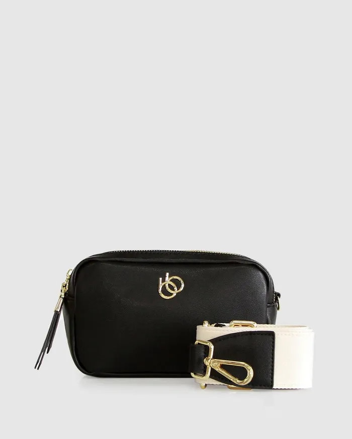Women Handbags Belle and Bloom Made You Look Camera Bag 8211 Black